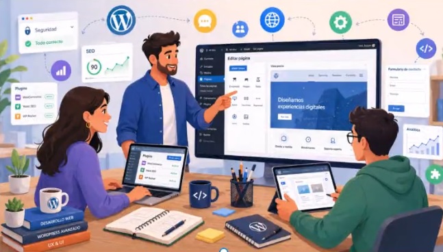 En clase de WordPress